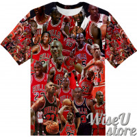 Michael Jordan T-SHIRT Photo Collage shirt 3D