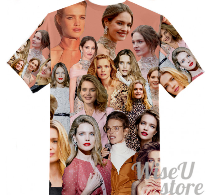 Natalia Vodianova T-SHIRT Photo Collage shirt 3D