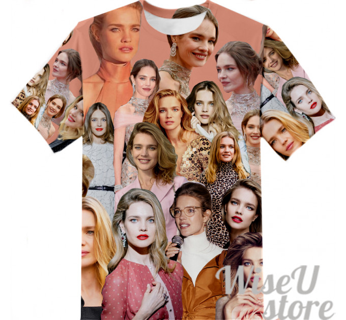 Natalia Vodianova T-SHIRT Photo Collage shirt 3D