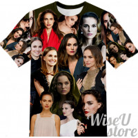 Natalie Portman T-SHIRT Photo Collage shirt 3D