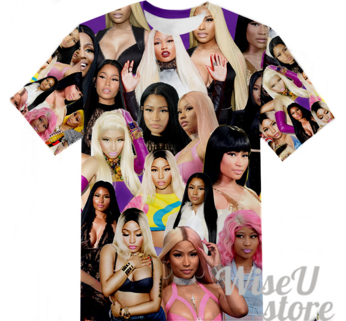 Nicki Minaj T-SHIRT Photo Collage shirt 3D