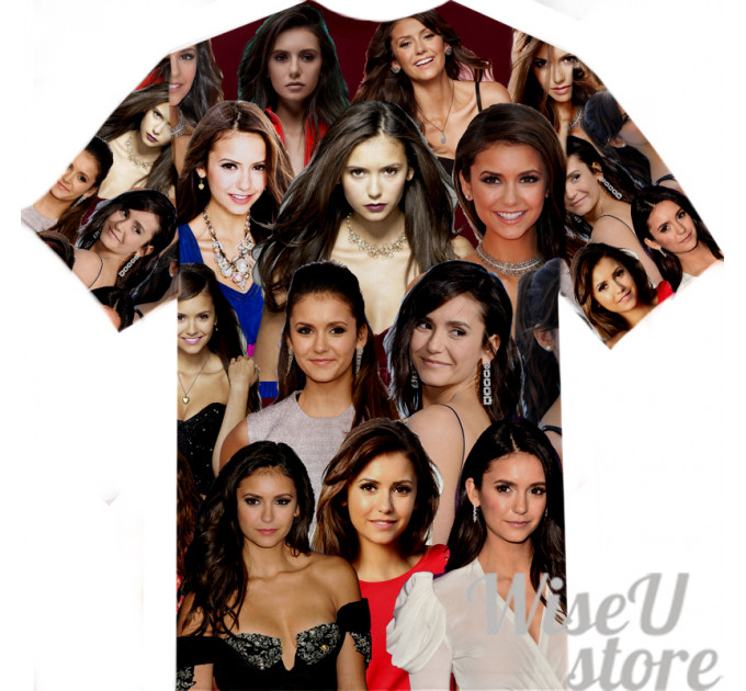 Nina Dobrev T-SHIRT Photo Collage shirt 3D