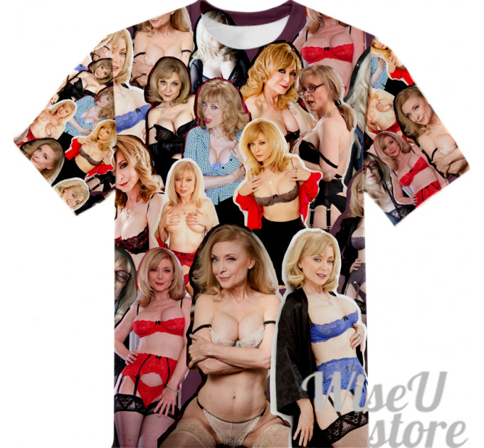 Nina Hartley T-SHIRT Photo Collage shirt 3D