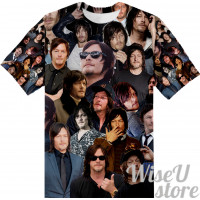 Norman Reedus T-SHIRT Photo Collage shirt 3D