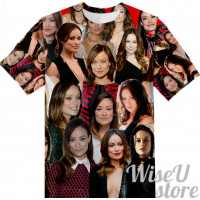 Olivia Wilde T-SHIRT Photo Collage shirt 3D