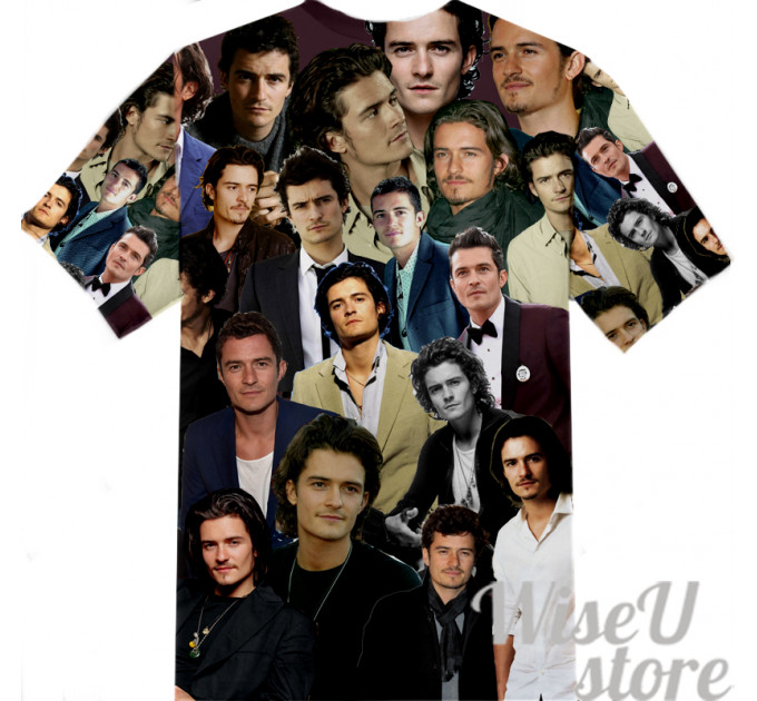 Orlando Bloom T-SHIRT Photo Collage shirt 3D