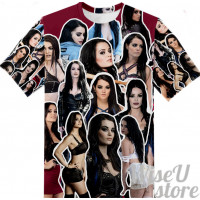 PAIGE Saraya-Jade Bevis T-SHIRT Photo Collage shirt 3D