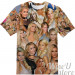 Paris Hilton T-SHIRT Photo Collage shirt 3D