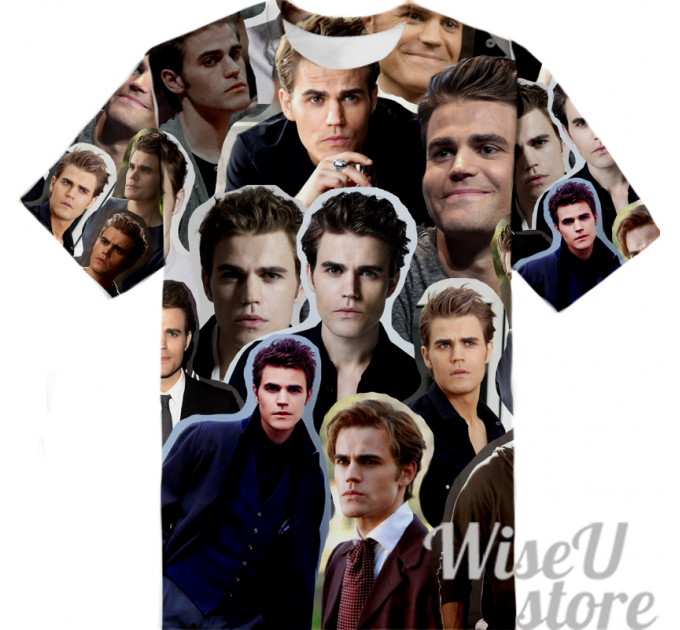 Paul Wesley T-SHIRT Photo Collage shirt 3D