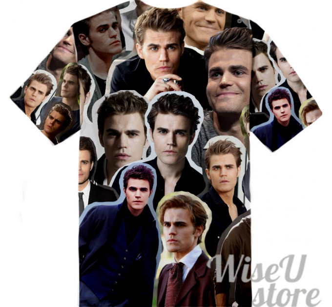 Paul Wesley T-SHIRT Photo Collage shirt 3D