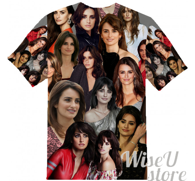 Penelope Cruz T-SHIRT Photo Collage shirt 3D