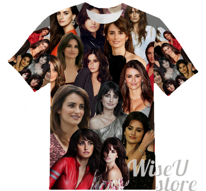 Penelope Cruz T-SHIRT Photo Collage shirt 3D