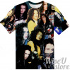 Pete Burns T-SHIRT Photo Collage shirt 3D