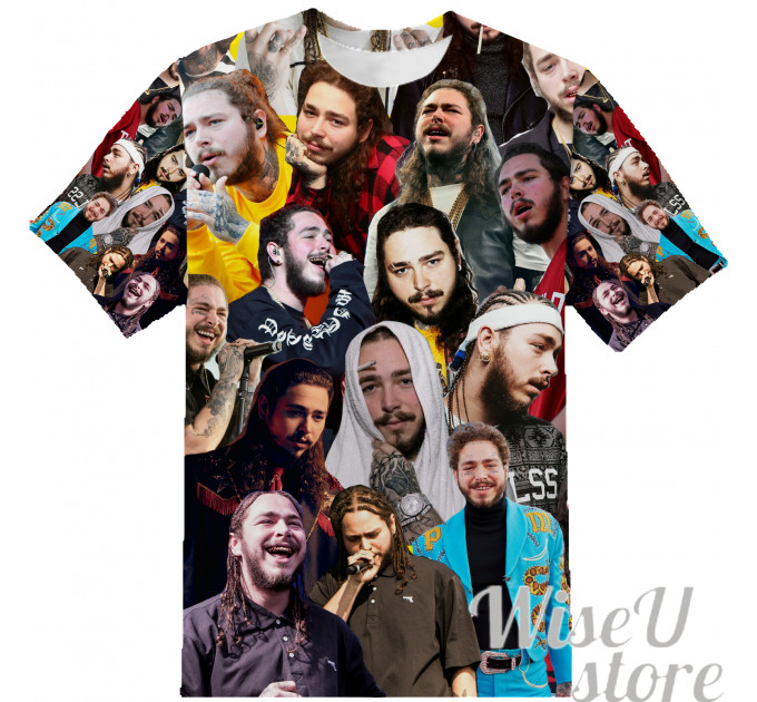 Post Malone T-SHIRT Photo Collage shirt 3D