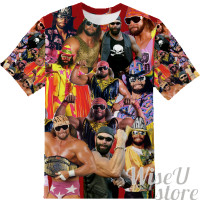 Randy Macho Man Savage T-SHIRT Photo Collage shirt 3D