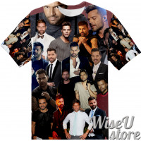 Ricky Martin T-SHIRT Photo Collage shirt 3D