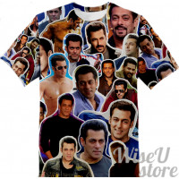 Salman Khan T-SHIRT Photo Collage shirt 3D