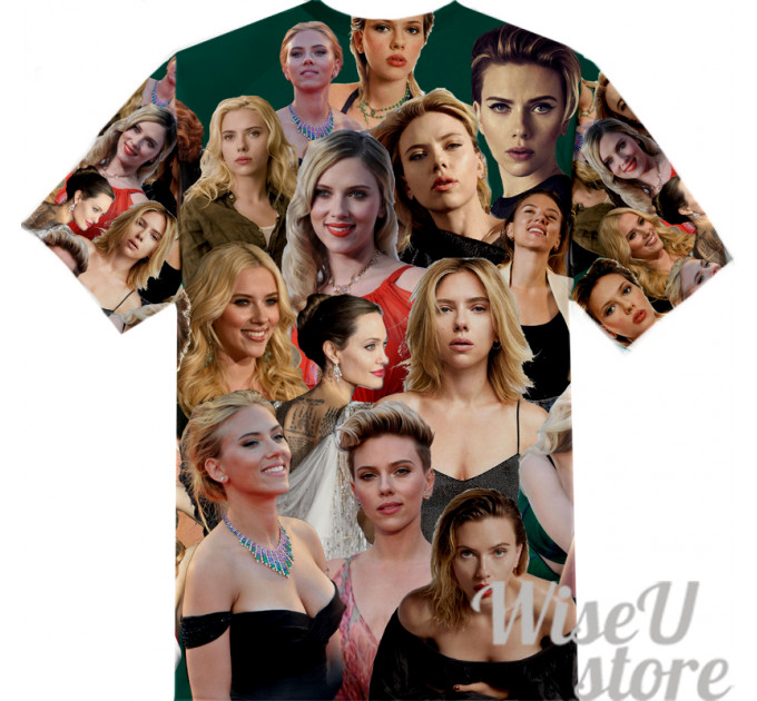 Scarlett Johansson T-SHIRT Photo Collage shirt 3D