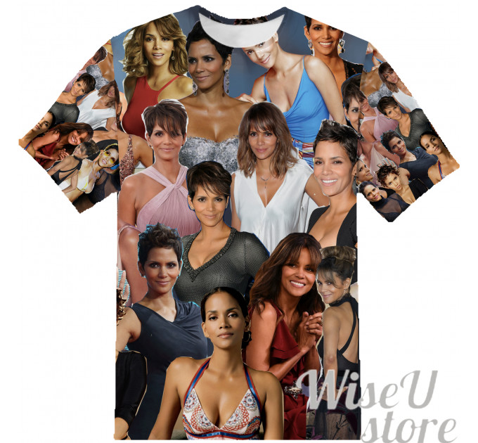 Halle Berry T-SHIRT Photo Collage shirt 3D