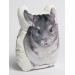 Chinchilla  Shaped Photo Soft Stuffed Decorative Pillow with a zipper