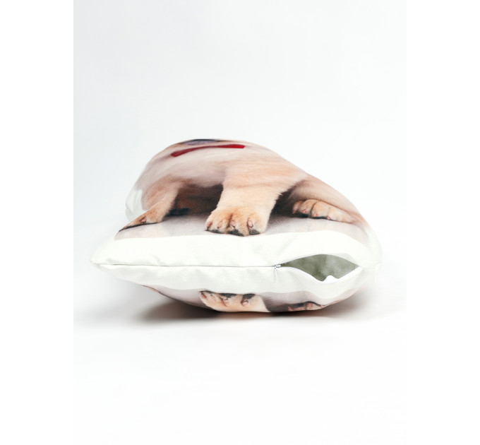 Chow Dog Shaped Photo Soft Stuffed Decorative Pillow with a zipper