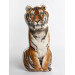 Tiger Shaped Photo Soft Stuffed Decorative Pillow with a zipper