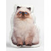 Persian Cat Shaped Photo Soft Stuffed Decorative Pillow with a zipper