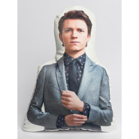 Tom Holland Shaped Photo Soft Stuffed Decorative Pillow with a zipper