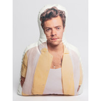 Harry Styles Shaped Photo Soft Stuffed Decorative Pillow with a zipper