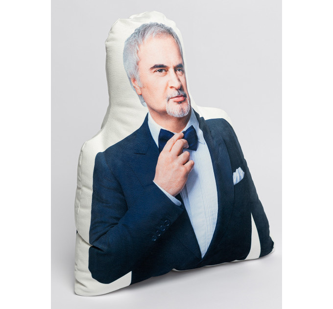 Valery Meladze Shaped Photo Soft Stuffed Decorative Pillow with a zipper