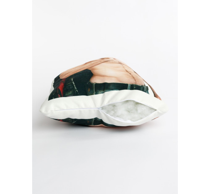 Chris Evans Shaped Photo Soft Stuffed Decorative Pillow with a zipper