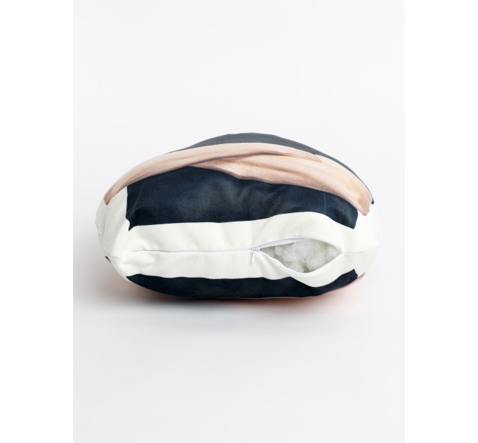 Elon Musk Shaped Photo Soft Stuffed Decorative Pillow with a zipper