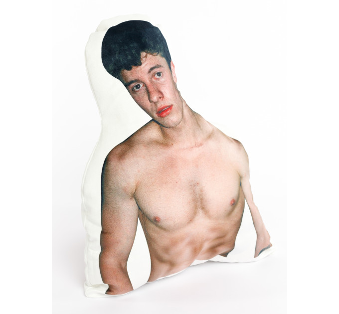 Shawn Peter Raul Shaped Photo Soft Stuffed Decorative Pillow with a zipper