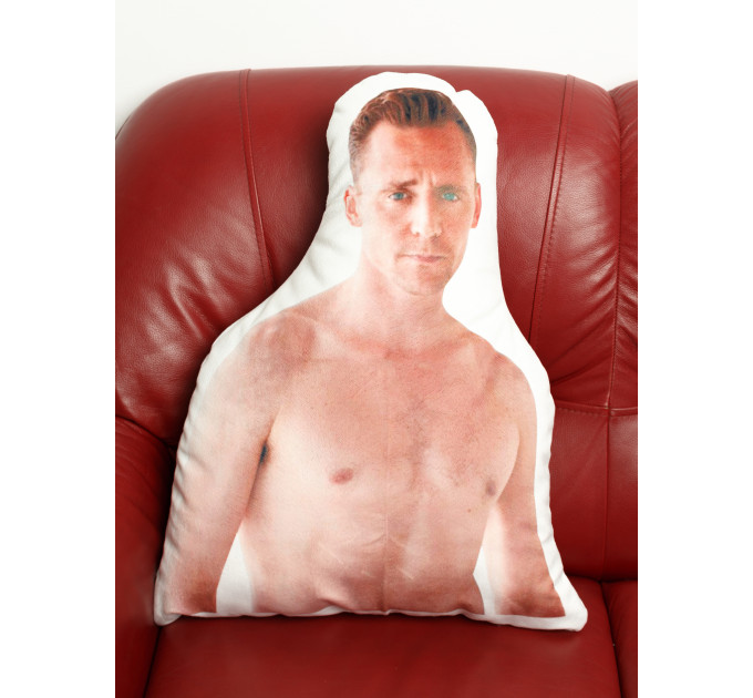 Tom Hiddleston Shaped Photo Soft Stuffed Decorative Pillow with a zipper