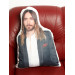 Jared Leto Shaped Photo Soft Stuffed Decorative Pillow with a zipper