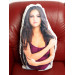 Selena Gomez Shaped Photo Soft Stuffed Decorative Pillow with a zipper